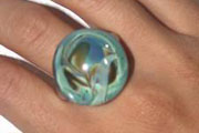 Glass Circle Ring